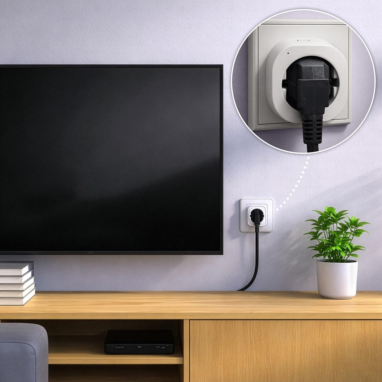 Luminea Home Control Steckdose Smart: 3er-Set WLAN-Steckdosen, Amazon Alexa & Google Assistant komp., 16 A (WLAN Steckdose Fernbedienung, Schaltbare, Dose)