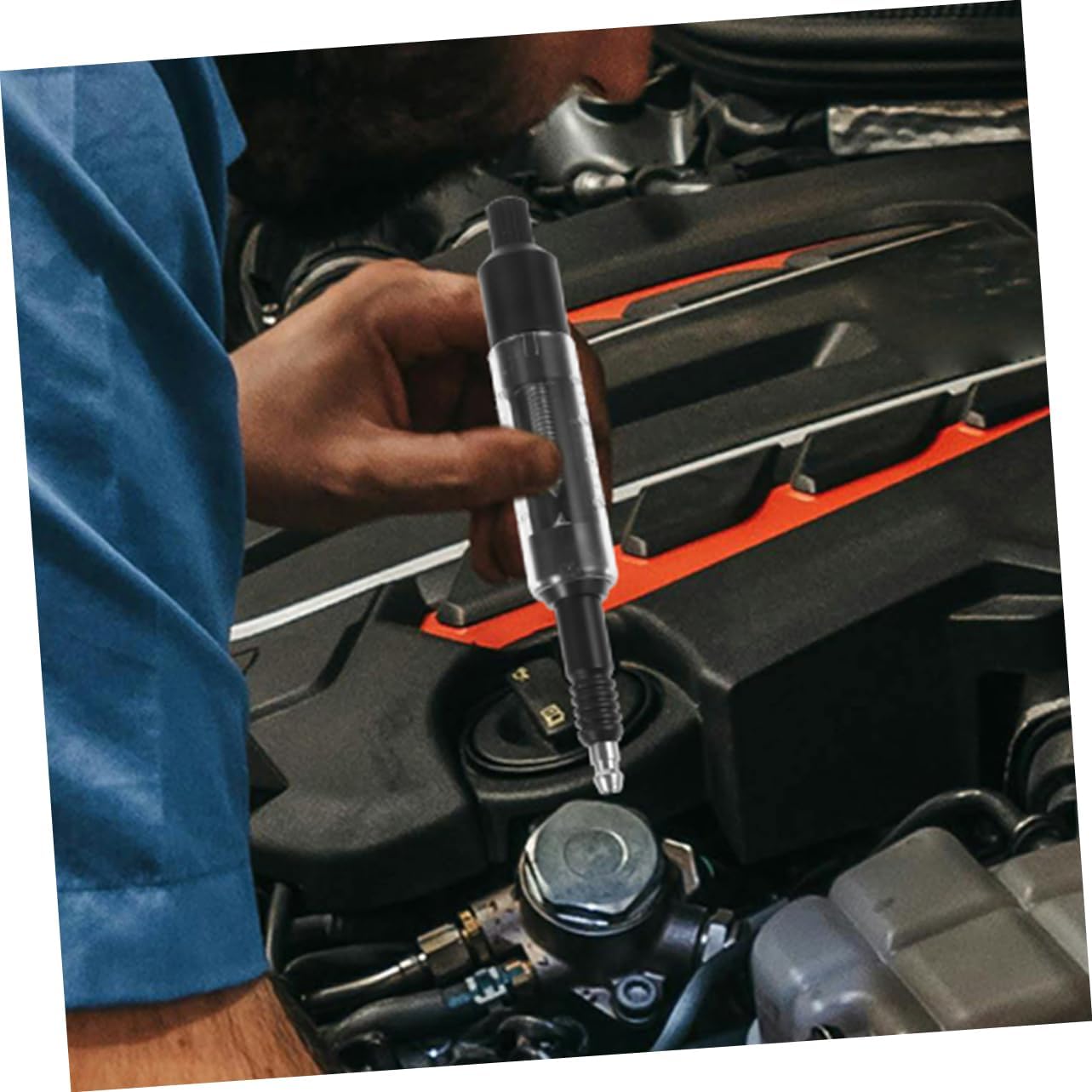 SOLUSTRE 2pcs Auto Spark Tester Tools Accurate Ignition Coil Diagnostic and Engine Spark Tester for Vehicle Ignition System Performance Testing