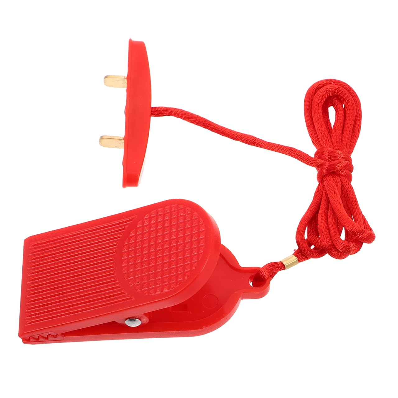 WOONEKY Treadmill Safety Replacement Treadmill Safety with Dual Insert Piece Emergency Stop Switch Start for Running Machine Fitness Equipment Accessories