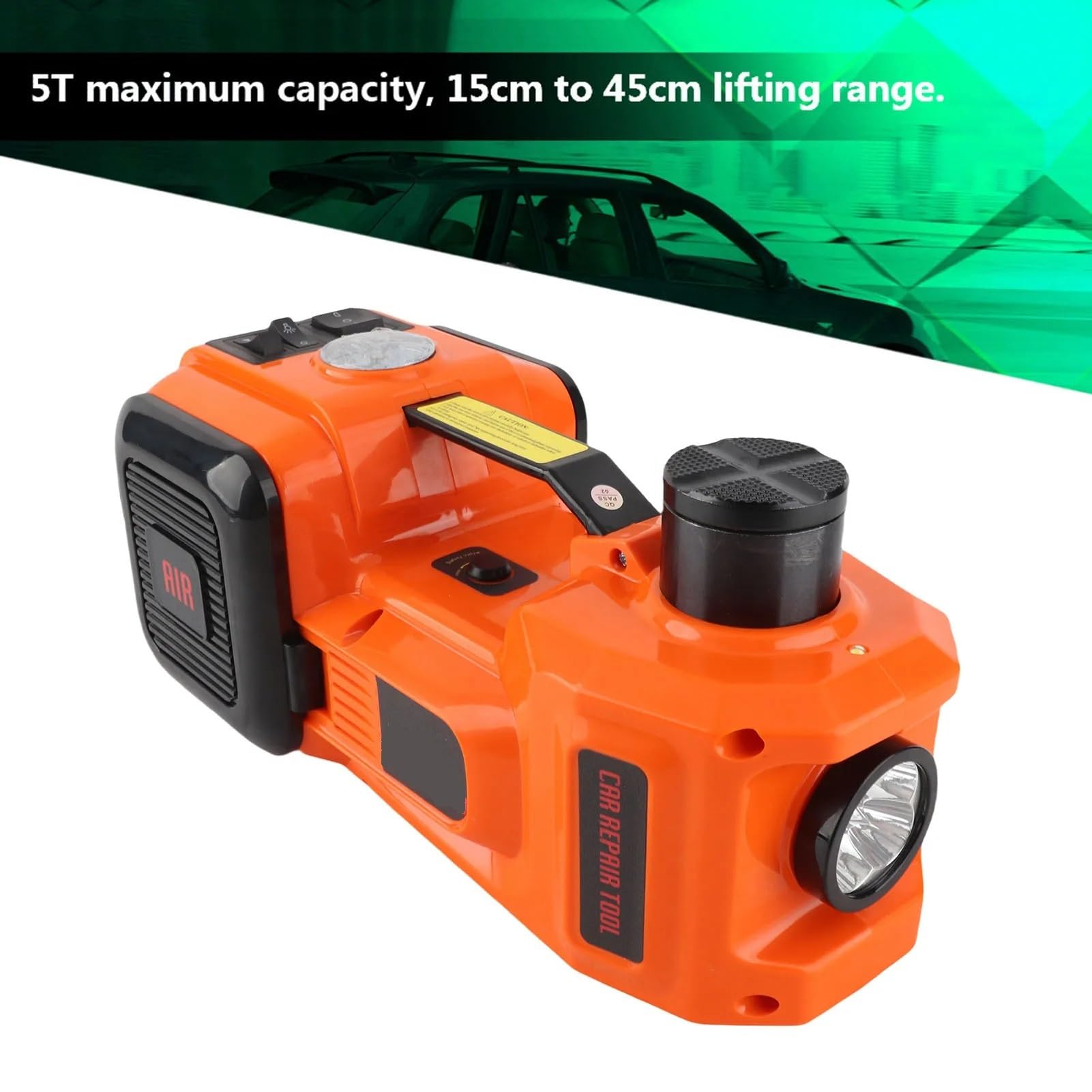 Podnośnik samochodowy Podnośnik hydrauliczny 5Ton 12V Samochodowy hydrauliczny podnośnik podłogowy Garaż i sprzęt awaryjny Podnośnik samochodowy