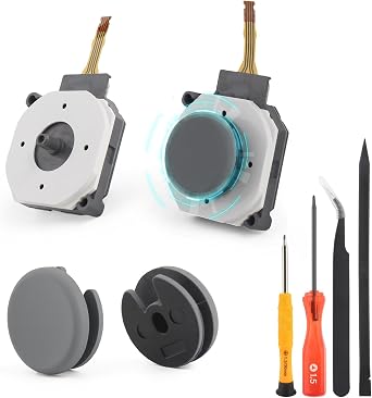 2 Pack Joystick Nintendo New 3DS/New 3DS XL 3D Analog Sensor Stick Nintendo New 2DS XL Joystick Thumb Stick Circle Pad Cap Replacement Accessories with Repair Tool Not for 3DS/3DSXL/2DSXL