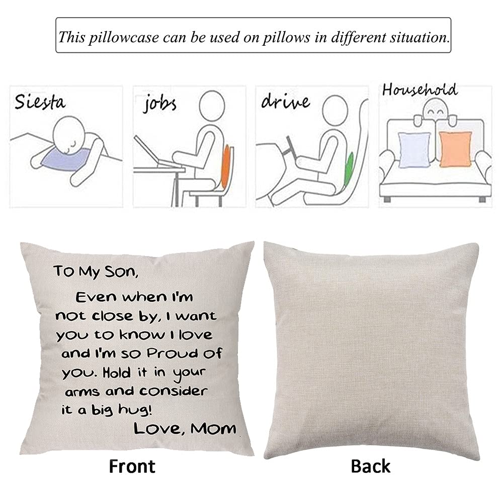 Federa Cuscino 45x45 Con Frase Even When I'm Not Close By – Regalo Speciale Per Cugina