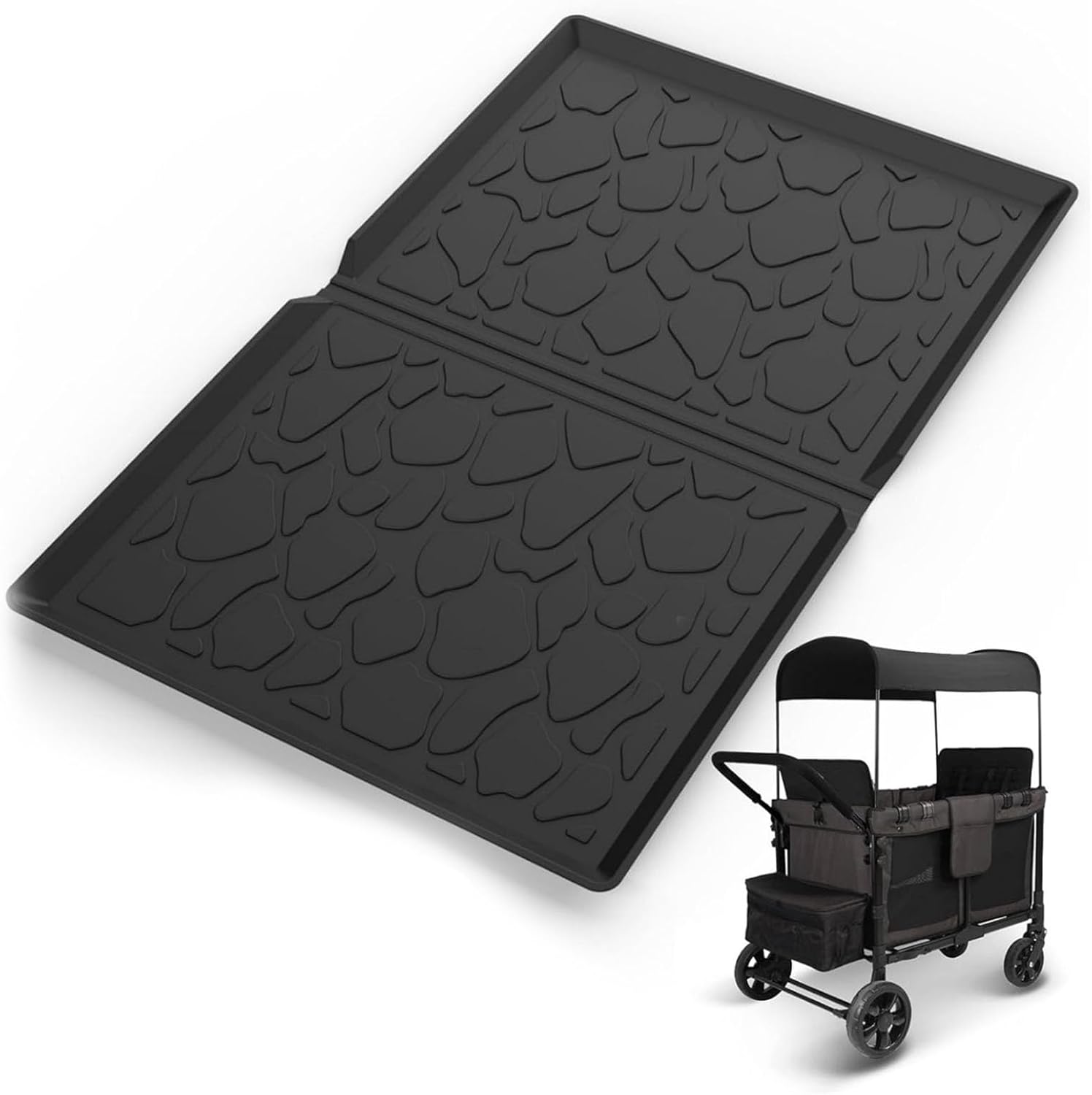 Silicone Infant Stroller Seat Pad for /W4 Anti Slip Design Waterproof Easy Carriage Cushion