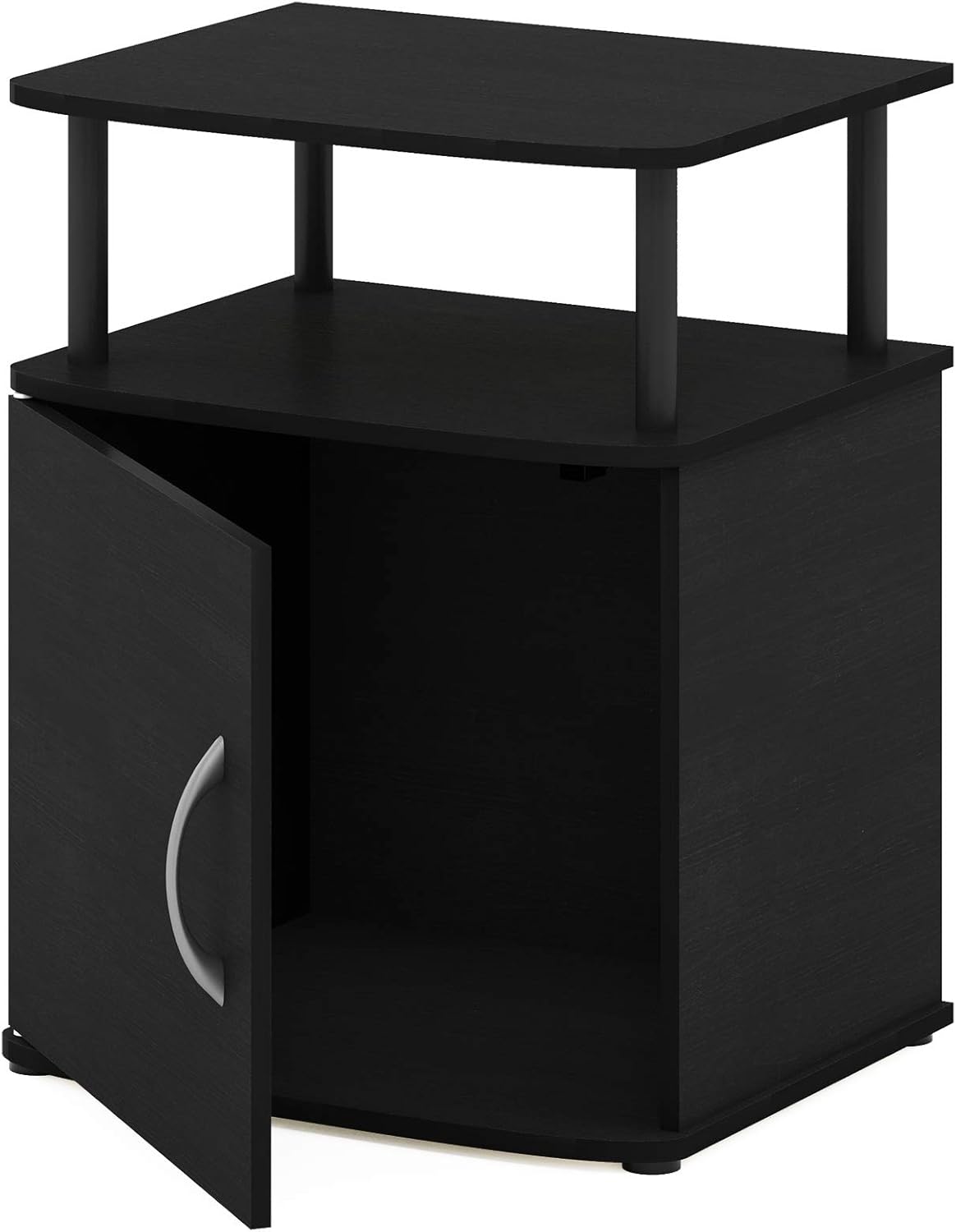 Furinno Jaya End Table, One, Black Wood