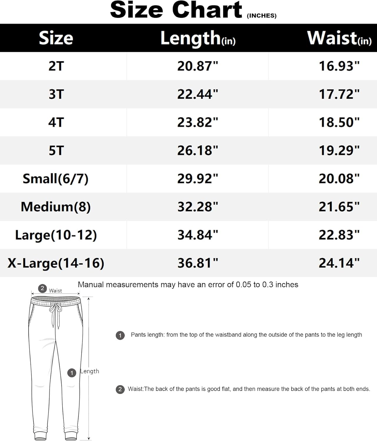 4 Pack Toddler and Kids Girls Sweatpants Joggers Cotton Athletic Sweat Pants with Pocket Drawstring 2-16Y - Image 6