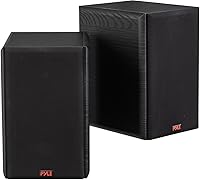 Vista 12 de Pyle Altavoces de audio para el hogar de 5.25 pulgadas, estantería pasiva de 2 vías, potencia máxima de 200 W, tweeter de cúpula de seda de 1