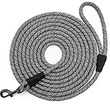 MayPaw Long Dog Leash, 15ft, 20ft, 30ft, 50ft, 75ft, 100ft Training Leash, Nylon Rope Dog Lead Great...