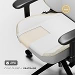 CYBEART | Lunar - NEO Series Gaming/Président de bureau 4D Accoudoir, NeoTek™ Leatherette AeroMag™ Cou & Oreiller lombaire, Recline & Tilt