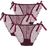 Las bragas transpirables están hechas con un cordón suave y liviano para una máxima comodidad, con un forro de algodón para una mayor suavidad