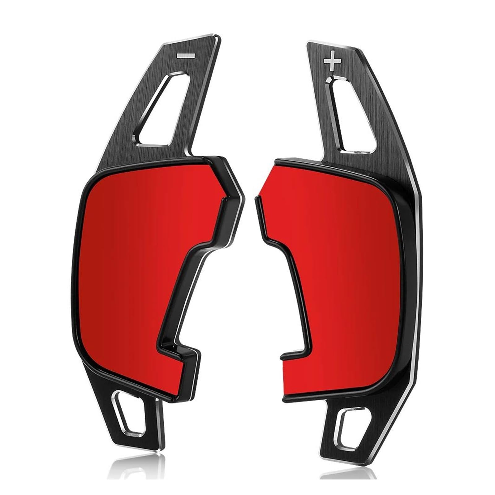 Car Steering Wheel Steering Wheel Paddle Shift Extend Shifter Sticker for Golf 7 7.5 GTI MK7 GTE GTD for RLINE for Polo for Scirocco for Jetta GLI(Type C Black)