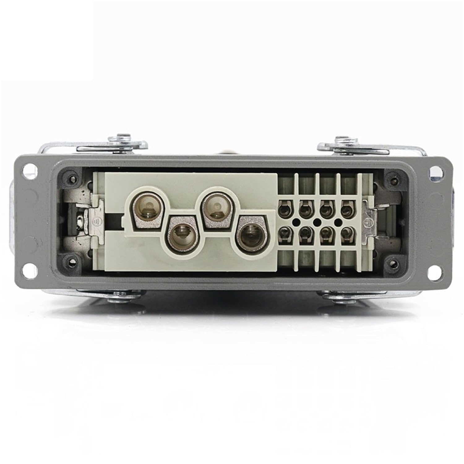 Rectangular Heavy Duty Connector HDC-HK-4/8 12 Core Pins Aviation Industrial Machine Tool 80A+16A 500V 1Pcs(Top line)