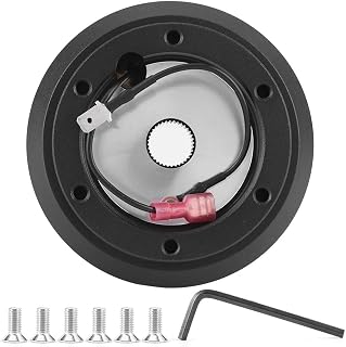 Nrg Srk 100H-Srk-100H - Steering Wheel Short Hub Adaptor, Car Short Hub Adapter Billet Aluminum Alloy Connector Base SRK‑121H Fit for Eclipse