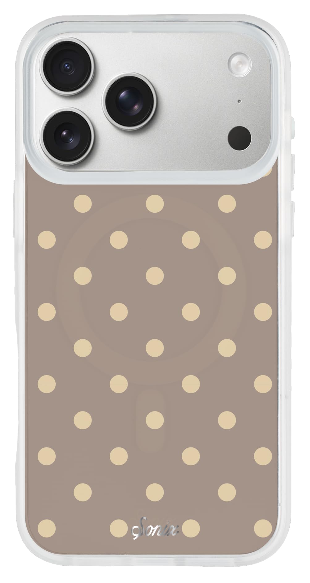 Sonix Case for iPhone 18 Pro, 17 Pro | Polka Dot (Brown/Yellow)