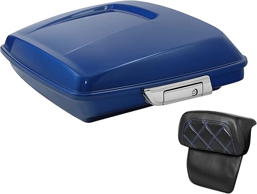 HR3 Maleta de equipaje Razor Tour Pack de 5.5 pulgadas con almohadilla de respaldo para Harley Touring Road King 2014 y posteriores, Road Glide,