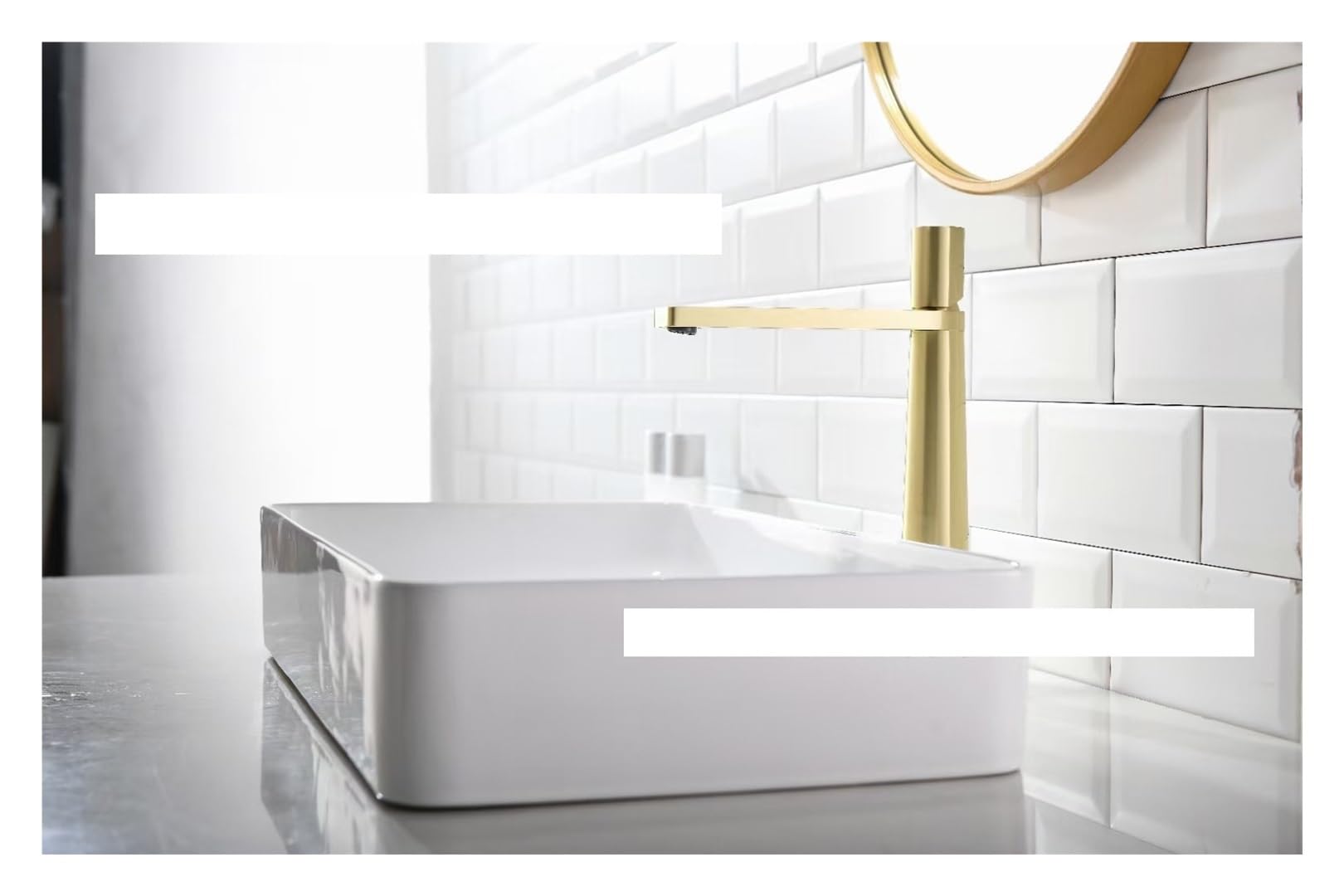 Robinet de lavabo anti-calcaire en cuivre robuste pour stopper les fuites de vasque
