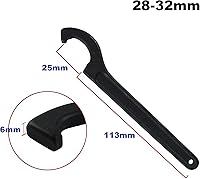 Vista 2 de C Gancho Llave Llave Chuck Herramienta de Mano Multifunción Ajuste Bicicleta Motocicleta 1.102-1.260 in