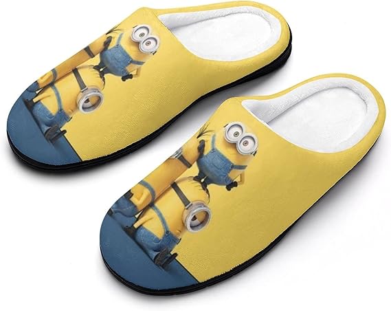 Amazon Co Jp K5 ミニオン スリッパ 室内 メンズ おしゃれ レディース 冬 かわいい 来客用 Evisuk 洗える トイレ 来客用 自宅用 職場 スリッパ男女兼用 キャラクター グッズ シューズ バッグ