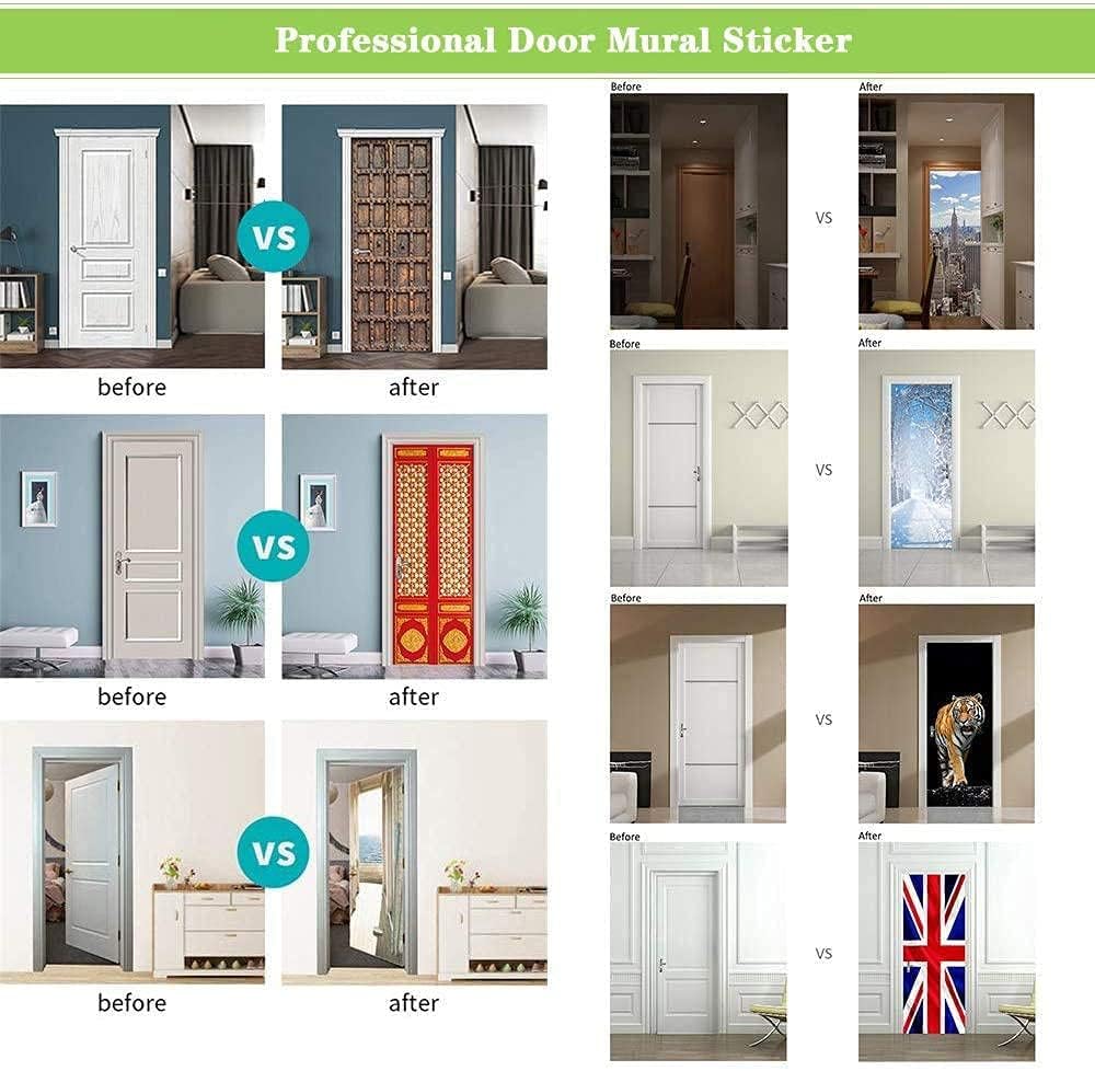 Türaufkleber Küste Strand Motiv - Selbstklebende Türtapete 77x200cm PVC