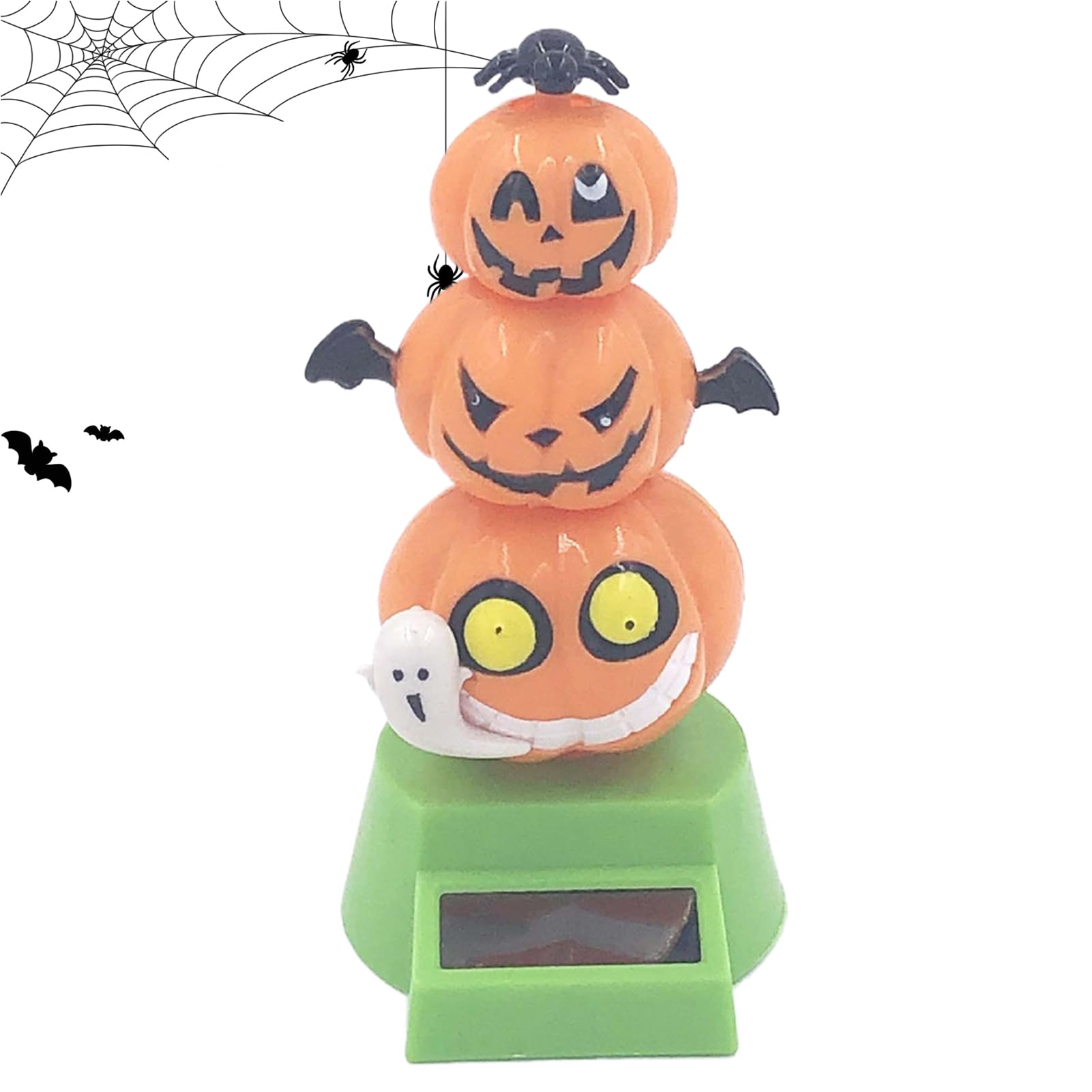 Dashboard Solar Dancing Toys, Car Shaking Head Dancer Doll Halloween Toy Figurines, Automotive Wobble Dancer Figurines Decoration for Women Men Kids Children Family