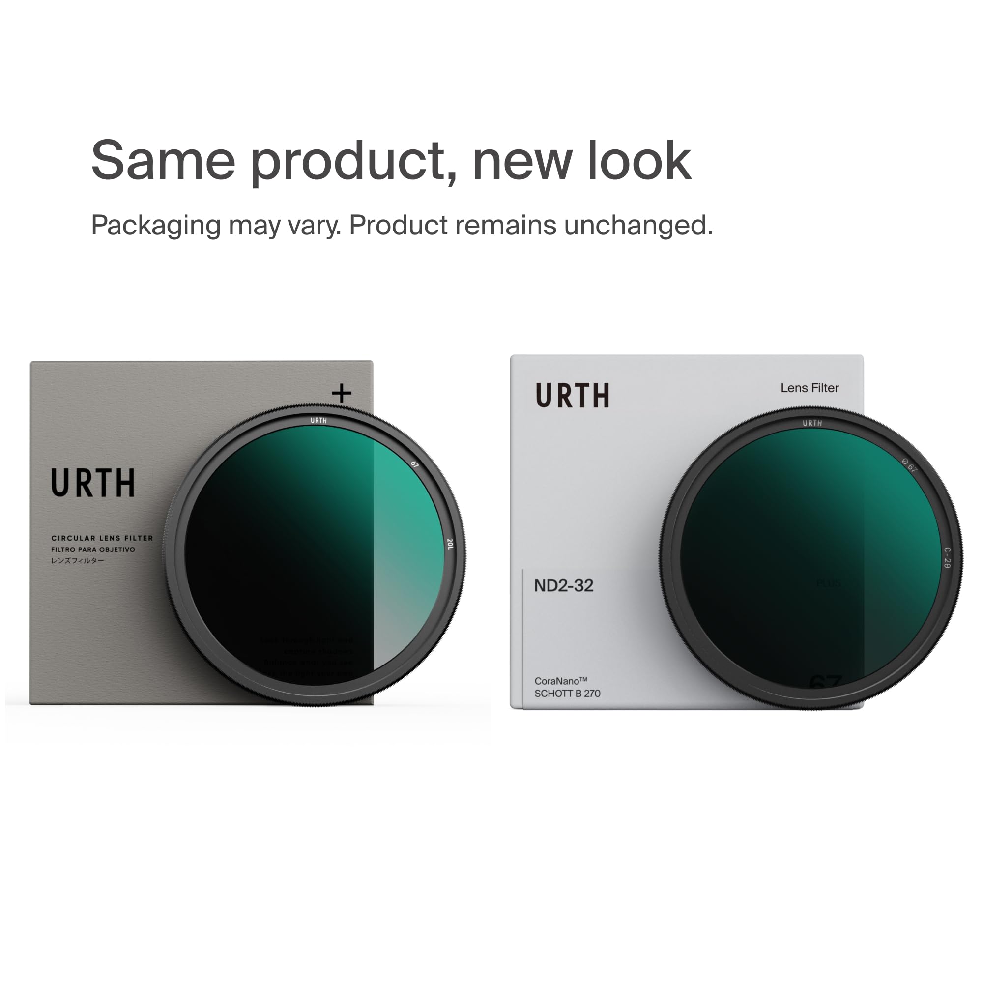 Urth 77 mm Filtro ND Variabile ND2-32 per Obiettivo (Plus) - 1-5 Stop, Nano Rivestimento 20 Strati, HD Densità Neutra per Eccezionale Chiarezza e Fedeltà Cromatica