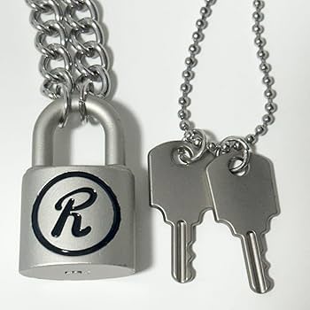 NANA 南京錠&鍵ネックレス　ウォレット2連チェーン NANA 南京錠ネックレス 鍵付き シドヴィシャス ナナ レン 本城蓮