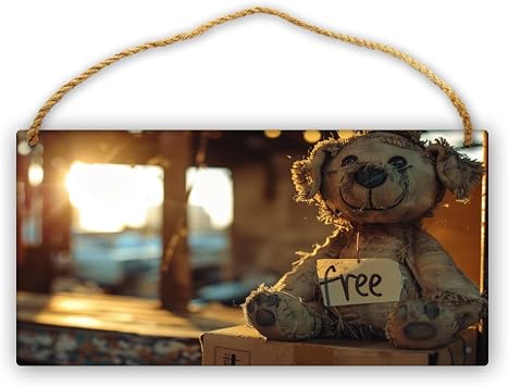 Sunset frees Muppet Babies Craft Wooden Hang Signs plaque poster,Retro Home Wall hanging decor door,Rustic Wood Plank Sign Wall Art,Indoor Outdoor,Gift for Kids,Garden yard,fence,door 6x12inch