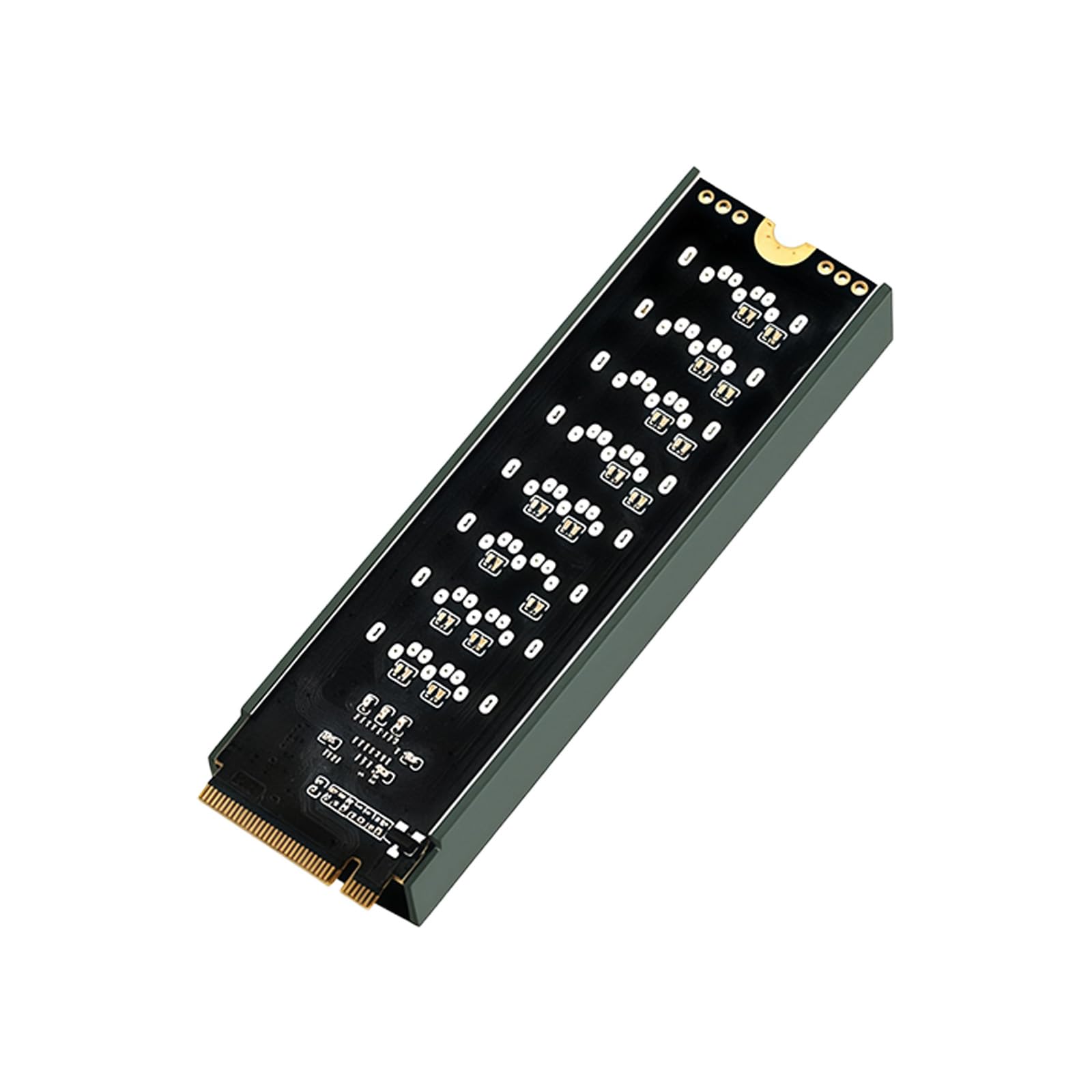 Konwerter Pcie Na Sata3, Obsługuje Jednoczesne Podłączenie 8 Dysków Twardych, Prędkość Transferu 6 Gb/s, Obudowa Ze Stopu Aluminium I Kontrolki Led