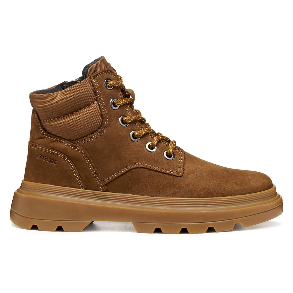 Geox Boys' J Kiddartah Boy Ankle Boot, Light brown, 11 UK
