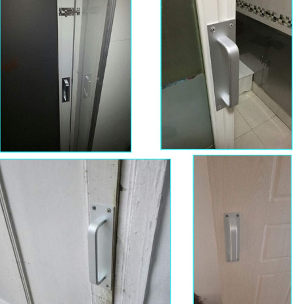 Piutouyar Lot De 2 Poignées De Tiroir/porte Argentées - Alliage D'aluminium 128 Mm - Pour Cuisine, Salle De Bain