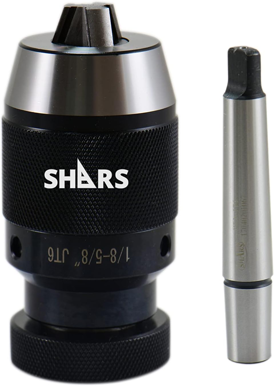 Shars 1/8“-5/8" JT6 Heavy Duty Keyless Drill Chuck & MT2 Drill Chuck Arbor 202-5016+1324 New [6