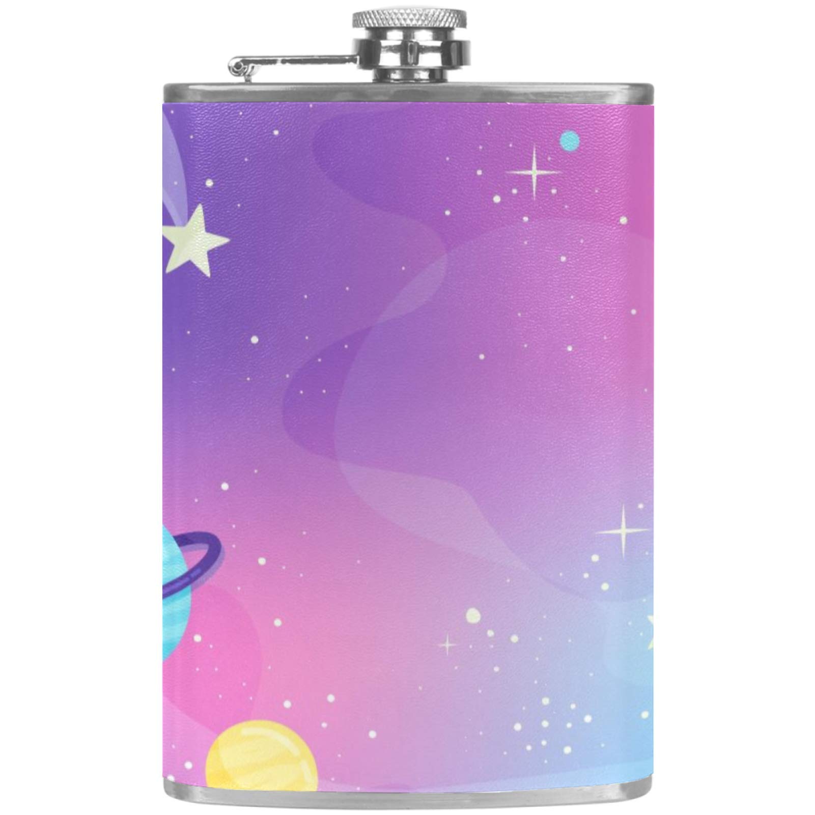 Flasque à whisky de poche pour barbecue et pêche au ciel étoilé