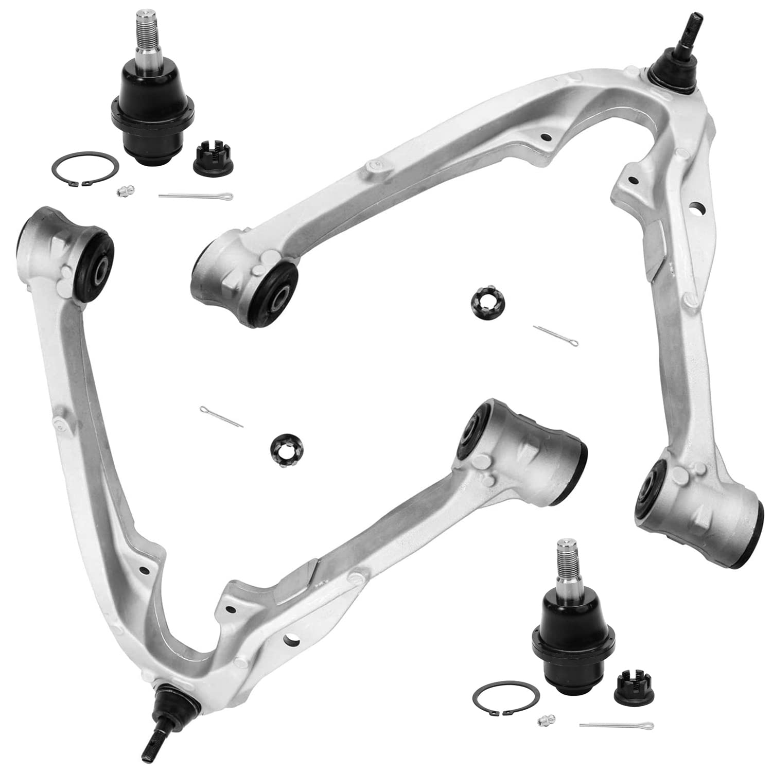 Detroit Axle - 4pc Front End Kit for 2007-2013 Chevy Silverado 1500