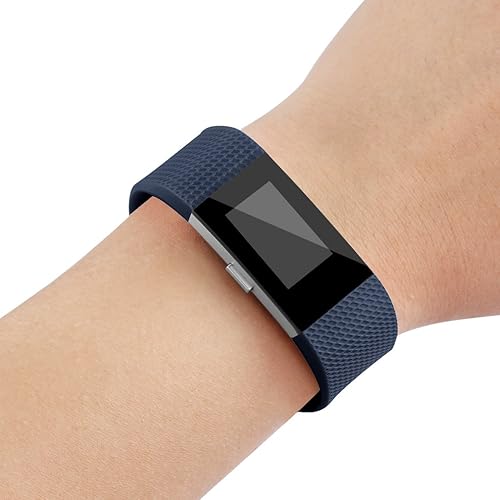 Miniatura 4 de Paquete de 6 correas deportivas compatibles con Fitbit Charge 2, pulseras de repuesto ajustables para mujeres y hombres, pequeñas y grandes (paquete