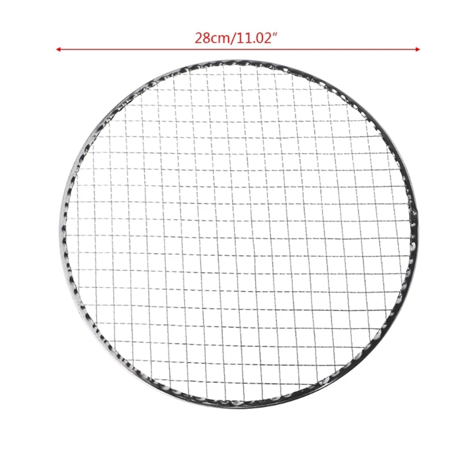 Griglia di ricambio per barbecue da 30 cm, per cucinare all'aperto, perfetta per verdure, carne, pesce e frutti di mare, ideale per campeggio, grigliate e affumicatori