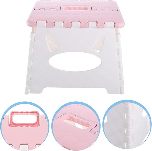 Miniatura 8 de BESPORTBLE Taburete plegable de plástico, taburete plegable, taburete de descanso, silla, soporte para plantas, mesita de noche para cocina, jardín,