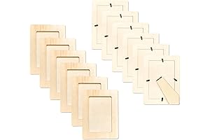Unleash Artistic Expressions with Our Premium Unfinished Wood Frames for 4 x 6 Photos (12-Pack)