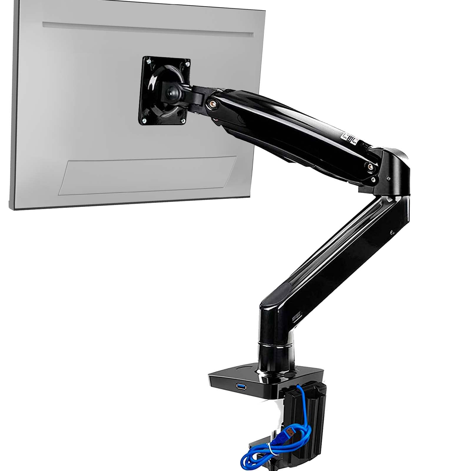 HUANUO Upgraded Single Monitor Arm, Ultrawide Monitor Mount for 13 to 35 Inch Monitor, Monitor