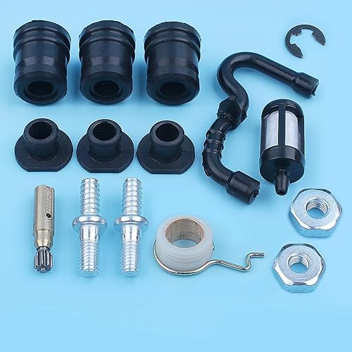 Miniatura 2 de Fricgore Piezas de repuesto para AV Buffer Set para Stjhl MS180 MS170 018 017 Fueil Flilter Line Bomba de aceite Barra Stud Moto Sierra Gasolina
