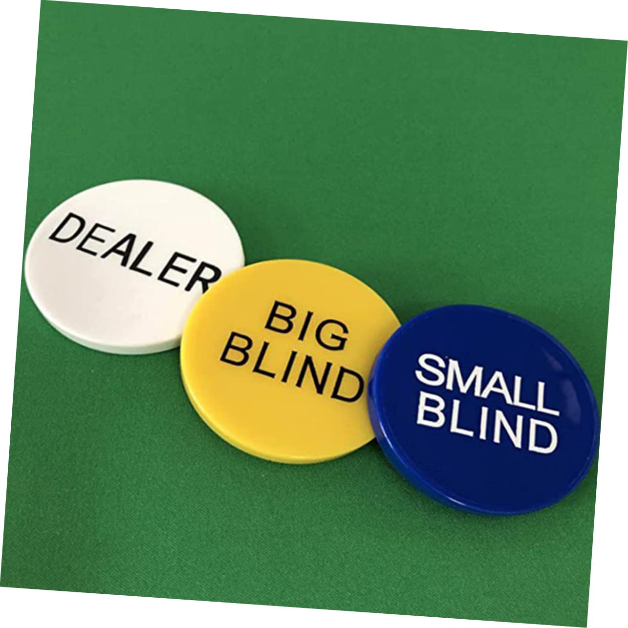 HEMOTON 15 Pz Pulsanti di fiche da poker gettoni da gioco tombola fiches poker chips giocando a carte giocato a carte gettoni del gioco del bingo forniture per giochi di bingo Accessori
