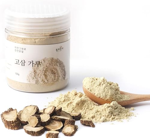 Polvo de raíz de Sophora coreana pura orgánica natural (raíz de Sofhora Flavescens) Extracto en polvo, 5.29 onzas (5.29 oz)