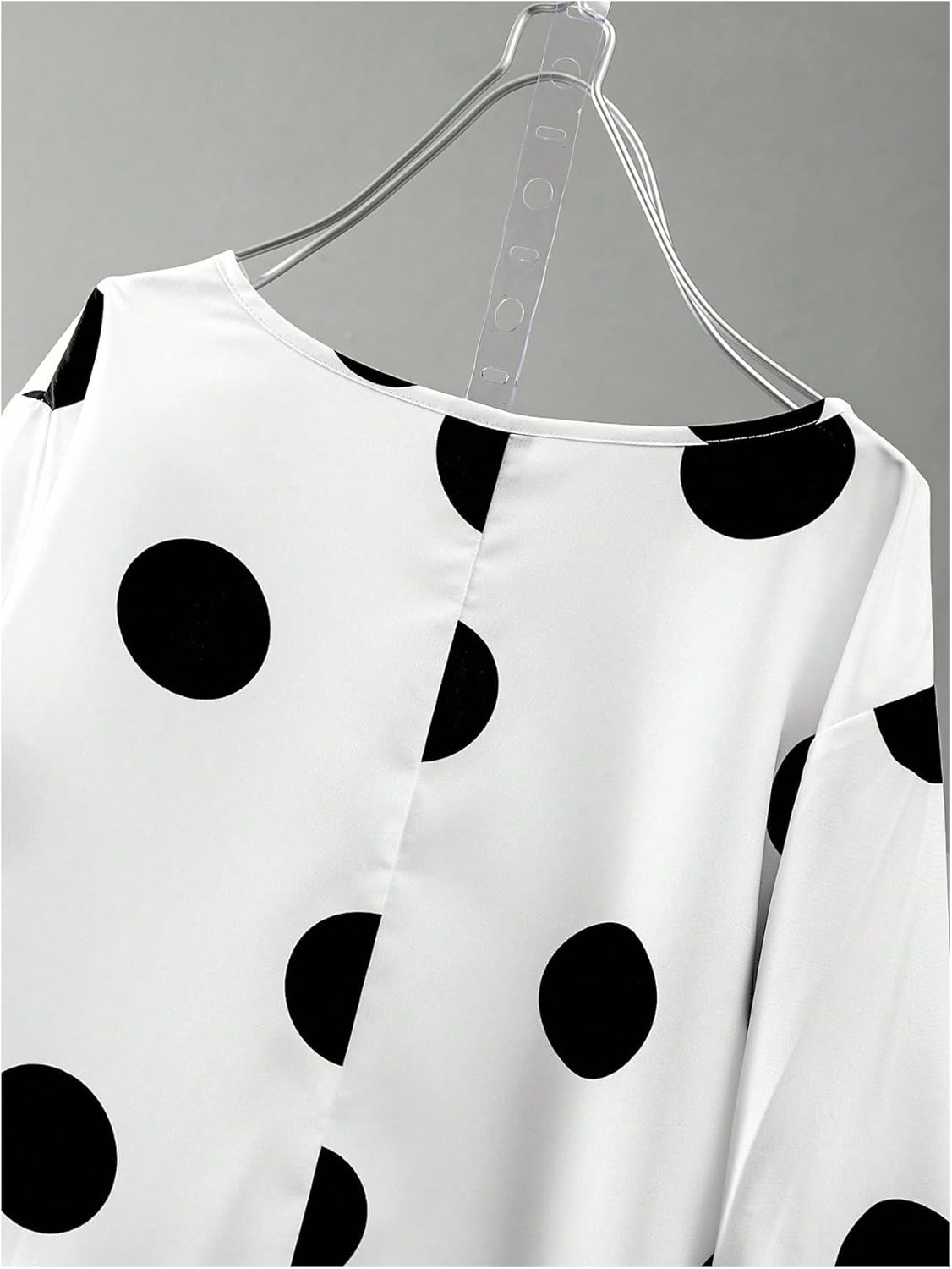 SHENHE Women's Plus Size Polka Dots Blouse Long Sleeve Dressy Casual Business Work Blouse Top - Image 5