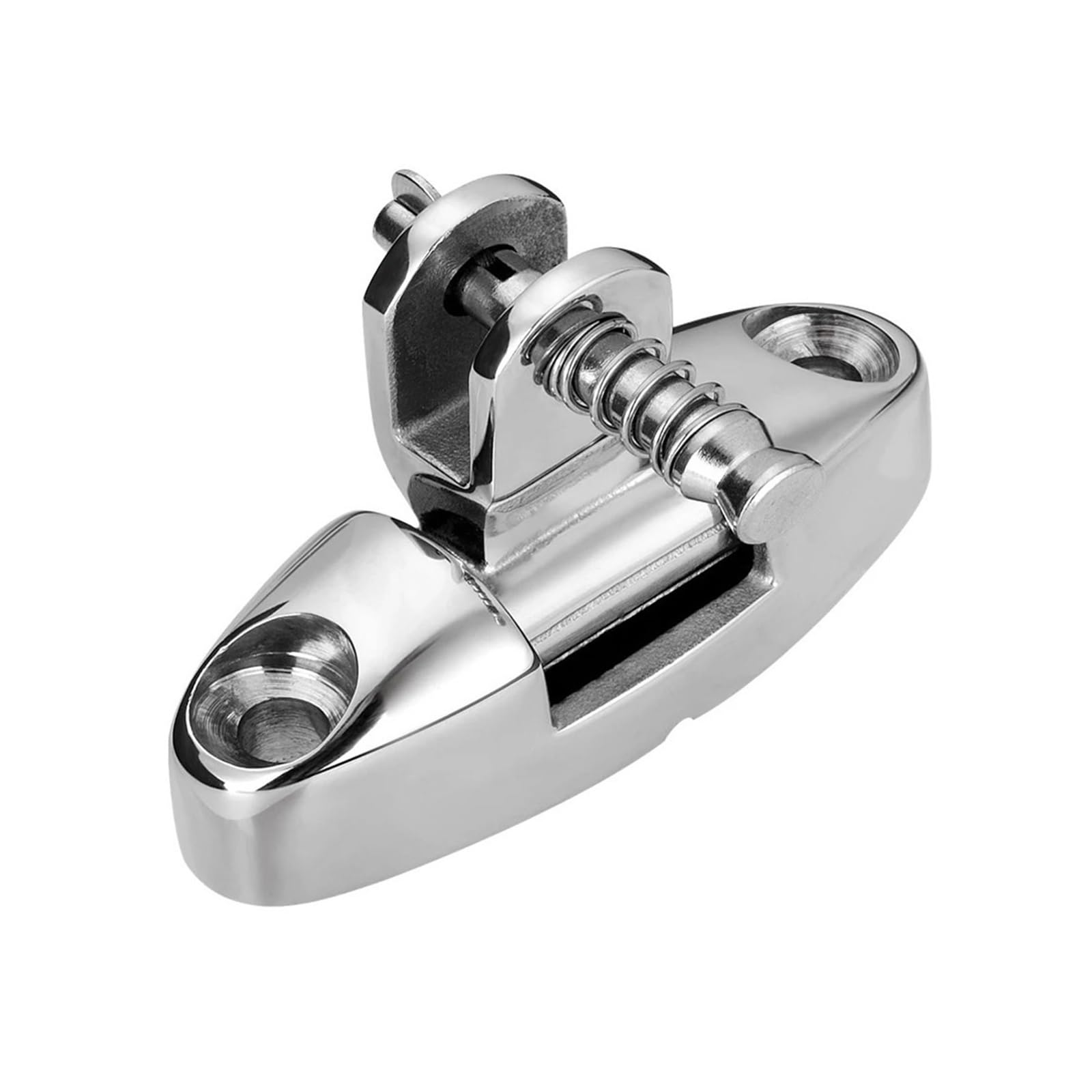 Boat Top Swivel Deck Hinge with Removable Pin, 180 Degree Adjustable, Solid 316 Stainless Steel, Marine Top Hardware
