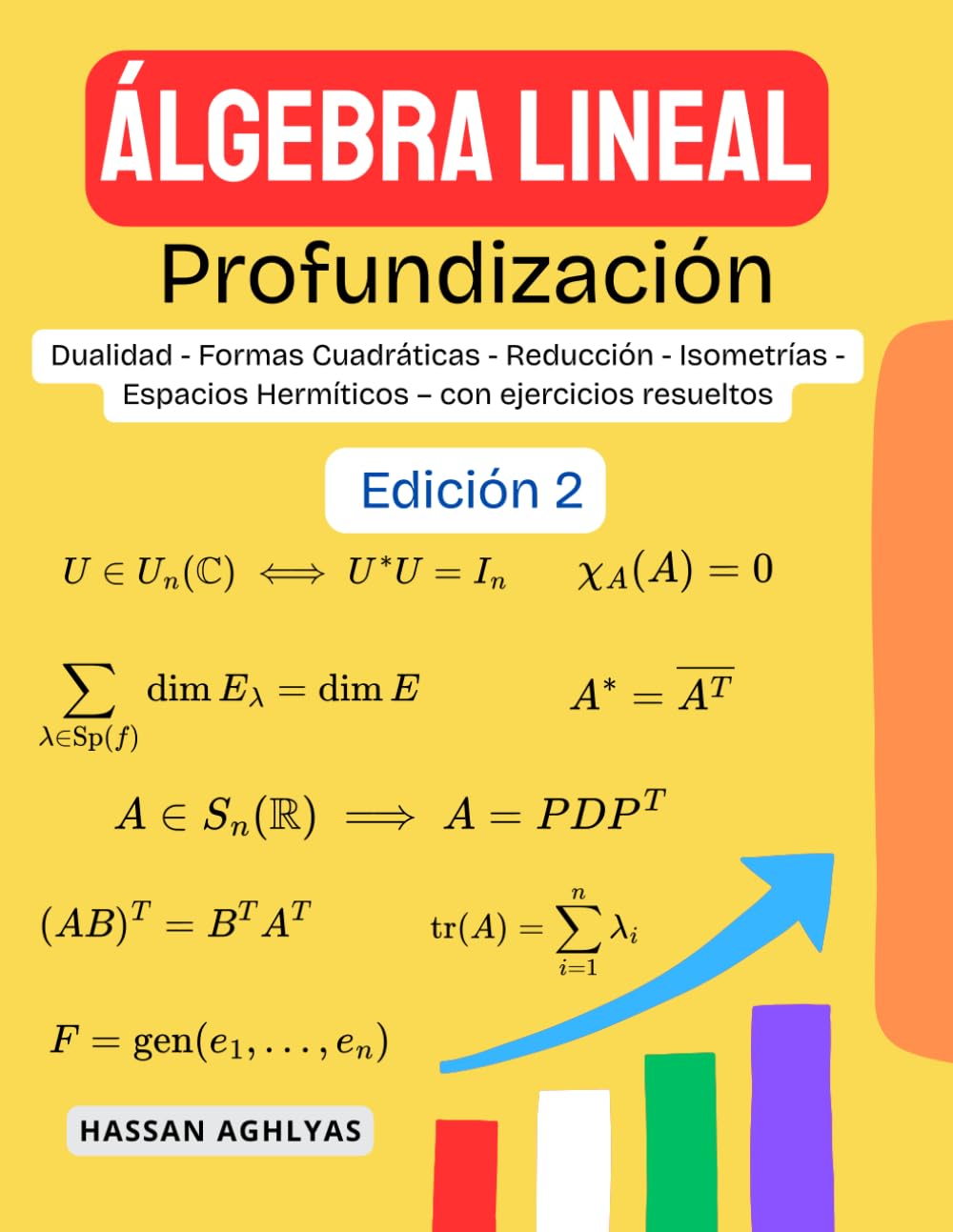 Álgebra Lineal (Profundización): Dualidad - Formas Cuadráticas - Reducción - Isometrías - Espacios Hermíticos – con ejercicios resueltos