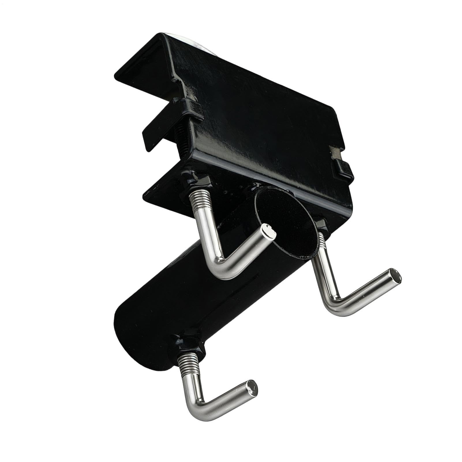 Soporte de sombrilla para camping y jardín con mordaza de metal portátil