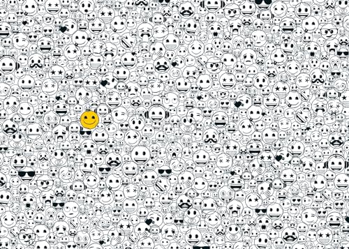 Ravensburger Puzzle 12000606 - Emoji Challenge - 1000 Teile Puzzle für Erwachsene und Kinder ab 14 Jahren, Schwieriges Puzzle