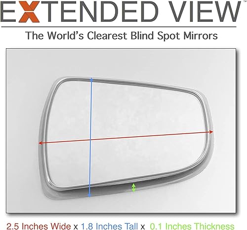 Miniatura 4 de Espejos de punto ciego, compatibles con Tesla Model Y Extended View, juego de 2 piezas (izquierda y derecha)