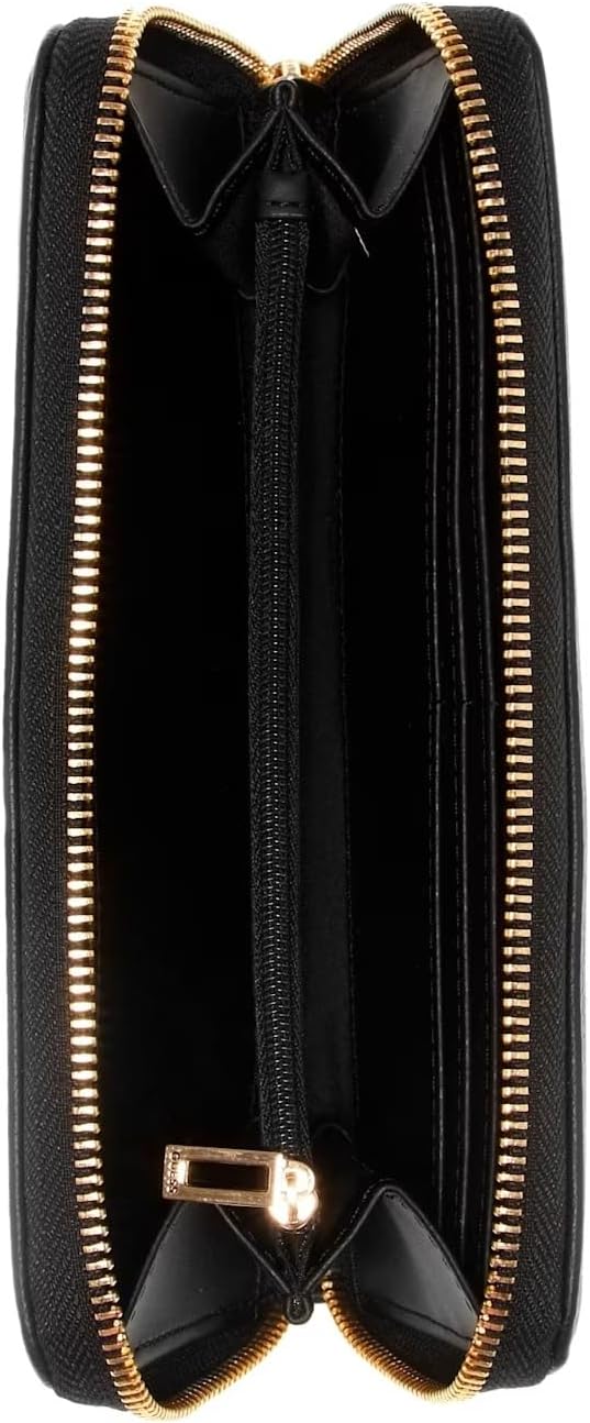 GUESS Factory Women's Kiran Logo Shine Medium Zip-Around Wallet