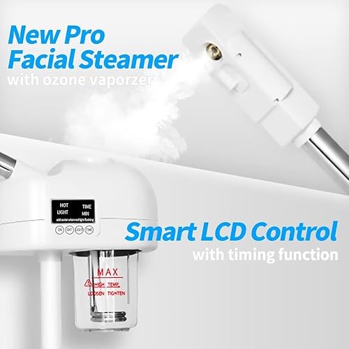 Miniatura 2 de Vaporizador facial profesional, niebla caliente, humidificador de ozono, se puede utilizar en casa y salón de belleza, extrae puntos negros,