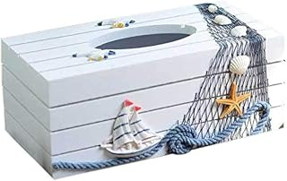 Mediterraner Stil Marine Serie Taschentuchbox Abdeckung Serviettenbox aus Papier Dekoration Toilettenpapierhalter Taschentuchbox aus