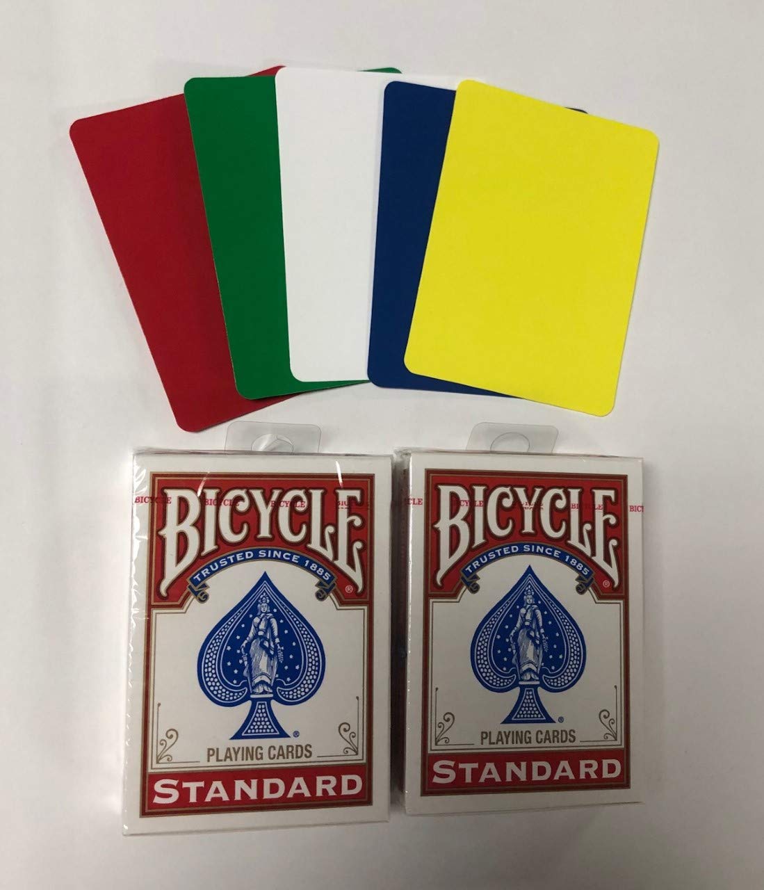 2 Decks Bicycle Red 808 RI Poker Playing with 2 Cut Cards